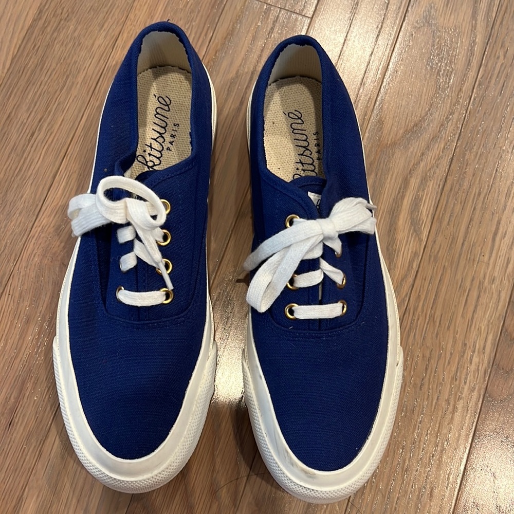NEW Maison Kitsune Blue Shoes